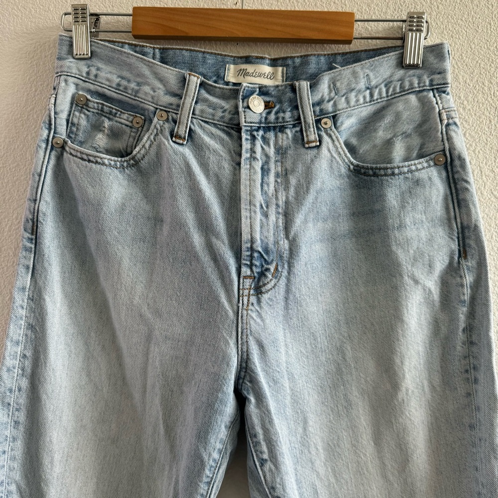 Madewell The Perfect Vintage Jean in Fitzgerald Wash *** CROPPED RAW HEM *** - Picture 4 of 11